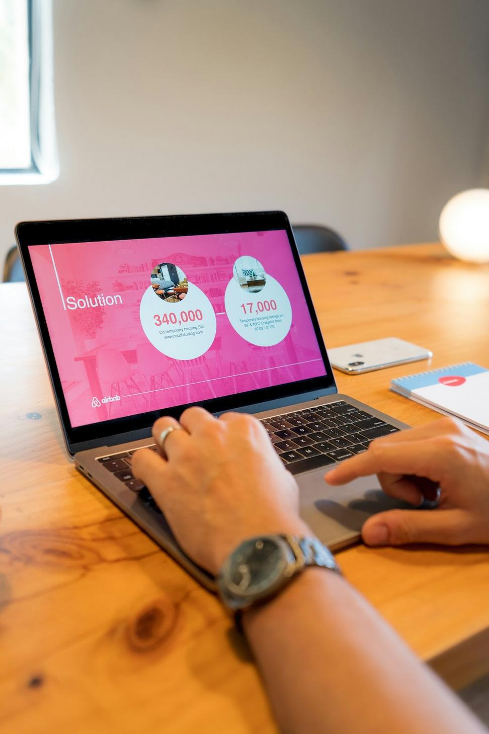 Modern tech workspace